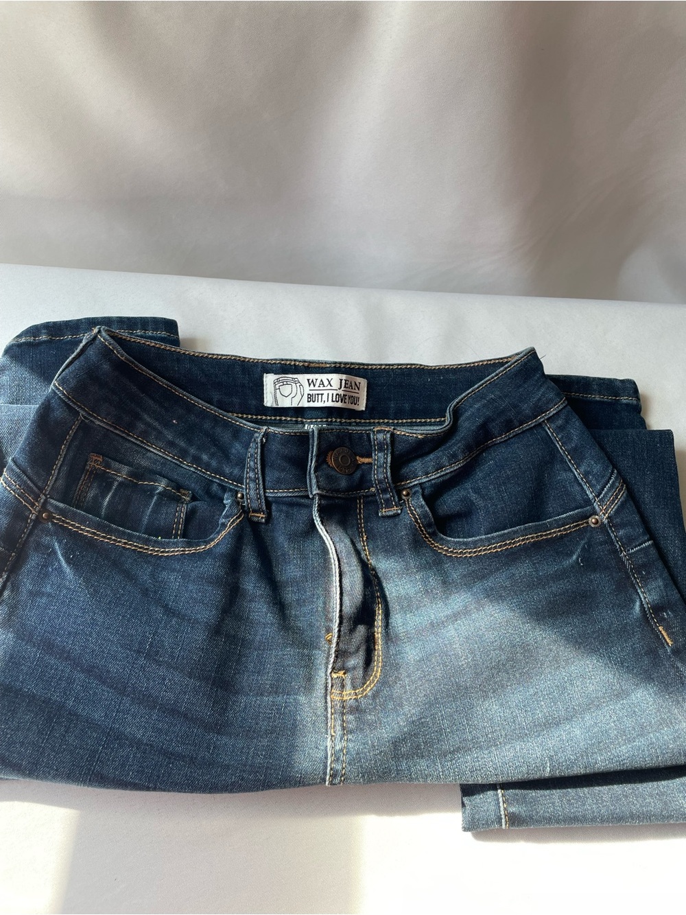 Wax Jean Juniors Dark Blue Stretch Denim Jeans